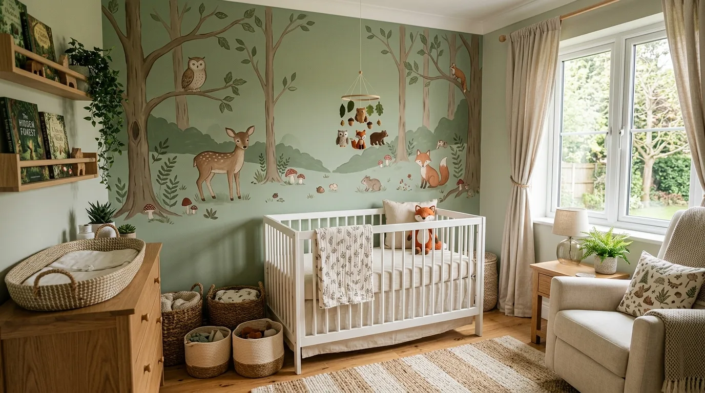 13 Whimsical Nature-Inspired Nursery Ideas for a Serene Baby Room hero image