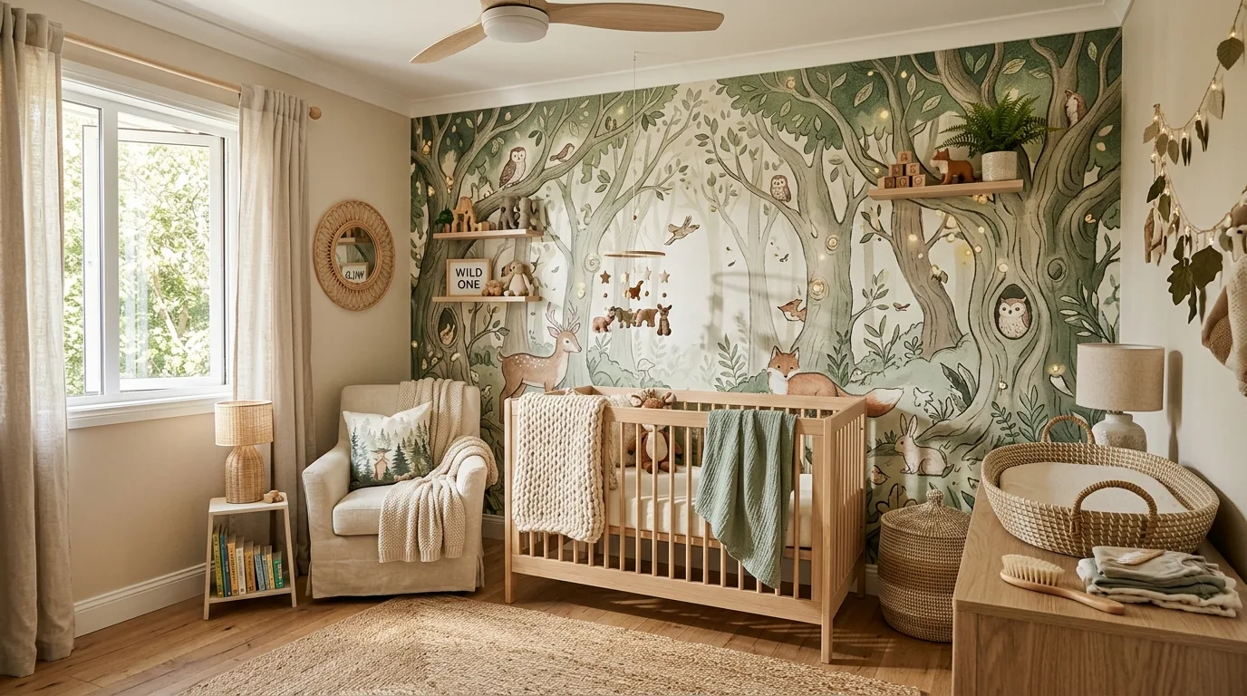 13 Whimsical Nature-Inspired Nursery Ideas for a Serene Baby Room inspiration image 2
