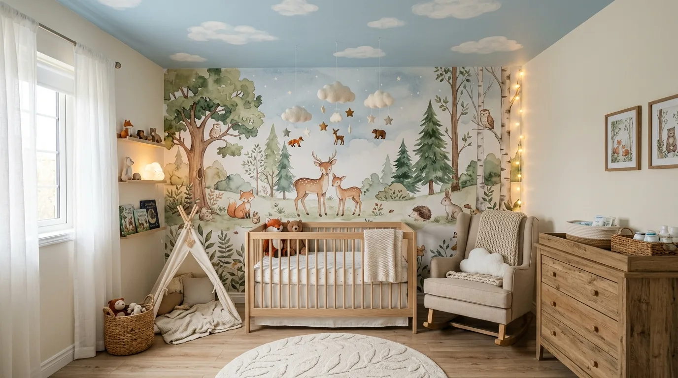 13 Whimsical Nature-Inspired Nursery Ideas for a Serene Baby Room inspiration image 4
