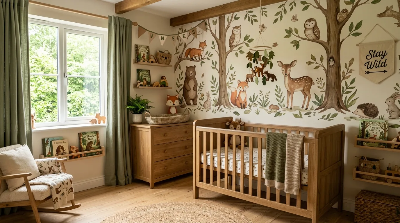 13 Whimsical Woodland Nursery Ideas for a Nature-Inspired Baby Space hero image