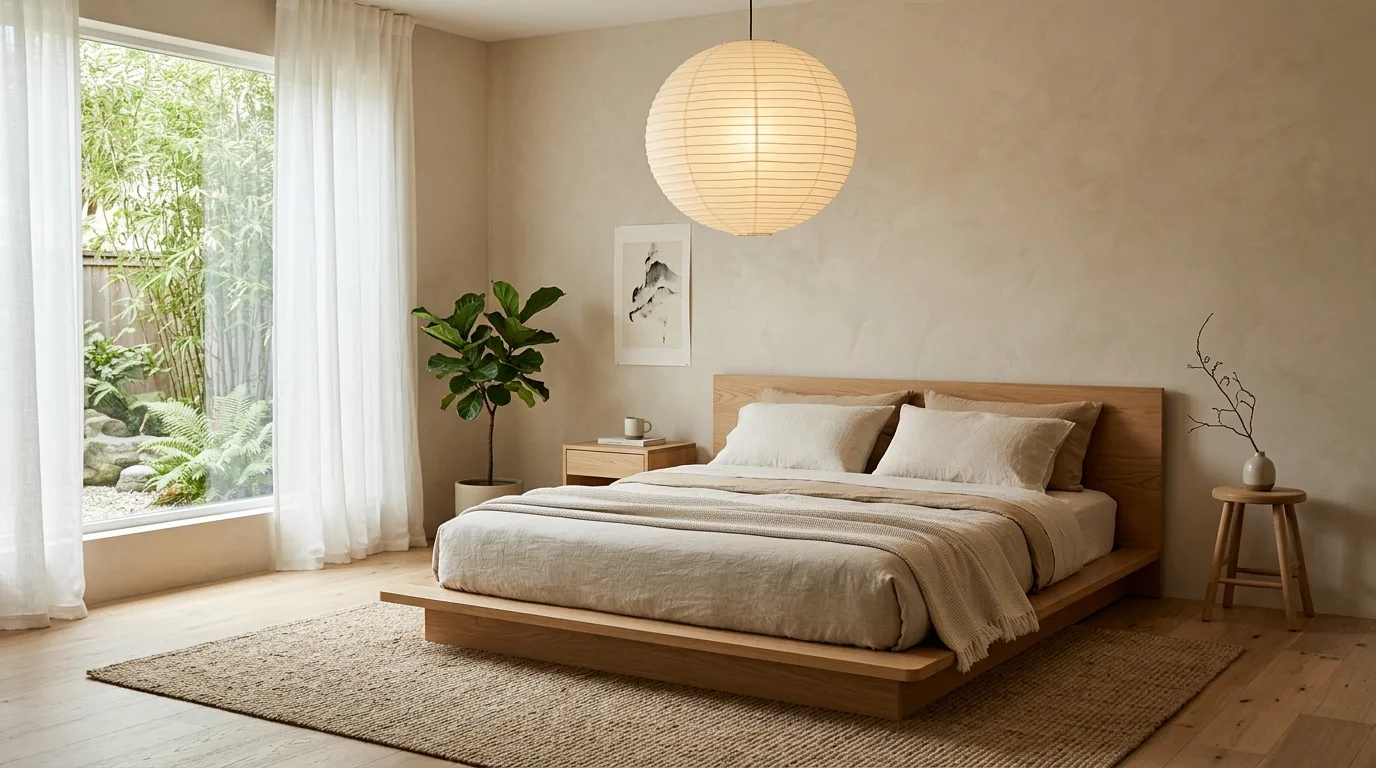 14 Zen Japandi Bedroom Ideas for a Calm and Minimalist Sanctuary hero image