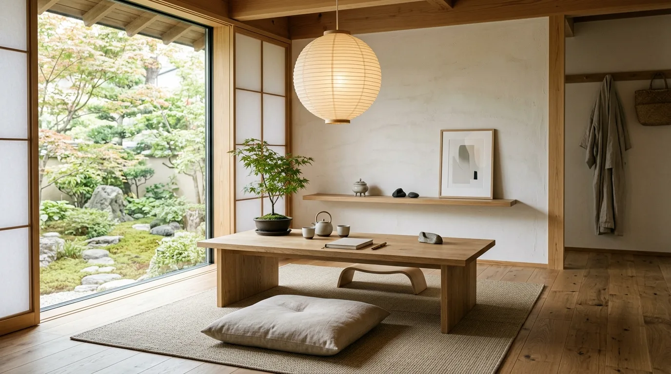 13 Zen Japandi Home Office Ideas for a Calm and Focused Environment inspiration image 6