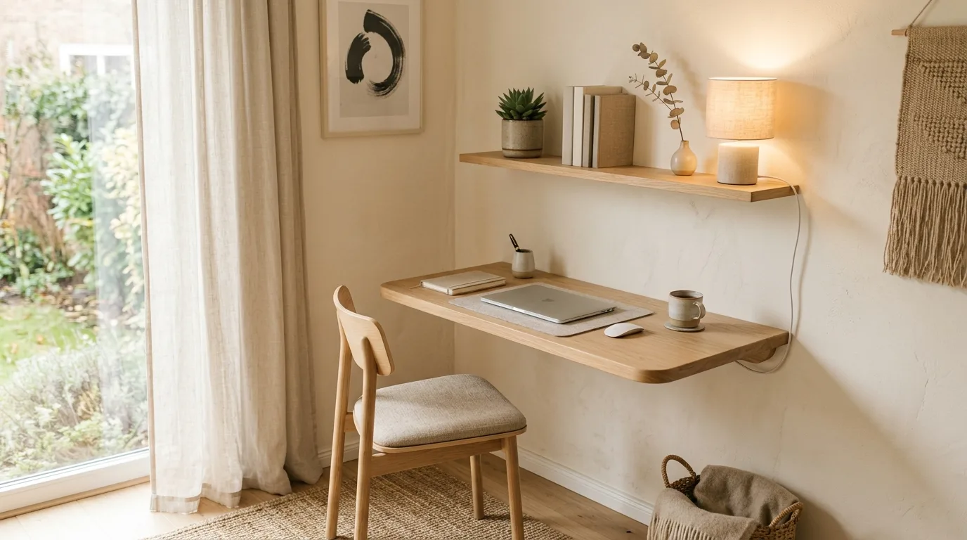 13 Zen Japandi Home Office Ideas for a Calm and Focused Environment inspiration image 8